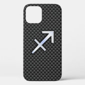 Sagittarius Zodiac Sign Carbon Fiber Style Case-Mate iPhone Hülle (Rückseite)