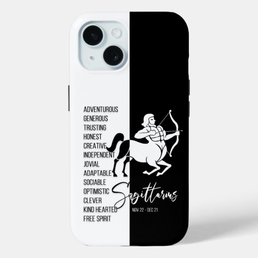 Sagittarius Zodiac Sign Case-Mate iPhone Hülle (Rückseite)