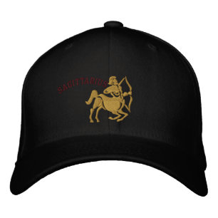 Sagittarius Zodiac Sign Embroidery 22 - 21. Dezemb Bestickte Baseballkappe