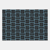 Sagittarius Zodiac Sign Fusion Angebot B&W Geschenkpapier Set (Vorderseite)