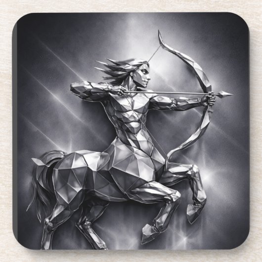 sagittarius zodiac sign getränkeuntersetzer (Vorderseite)