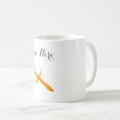 Sagittarius Zodiac Sign Gold Individuelle Name Kaffeetasse (VorderseiteRechts)