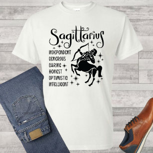 Sagittarius Zodiac Sign Horoskop T - Shirt