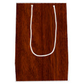 Sagittarius Zodiac Sign in Mahogany Brown Style Mittlere Geschenktüte (Rückseite)