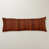 Sagittarius Zodiac Sign in Mahogany Wood Style Seitenschläferkissen (Rückseite)