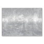 Sagittarius Zodiac Sign in Silver Steel look Tischnummer (Rückseite)