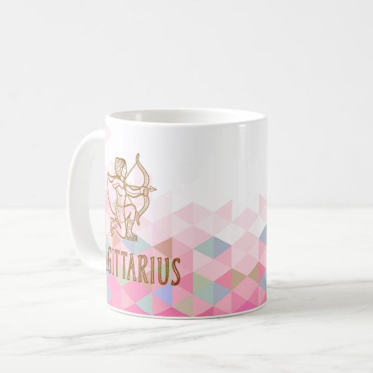 Sagittarius Zodiac Sign Kaffeetasse (Vorderseite Links)