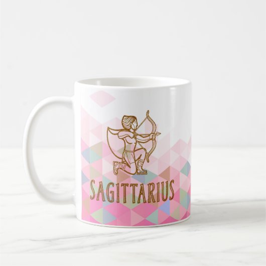 Sagittarius Zodiac Sign Kaffeetasse (Links)