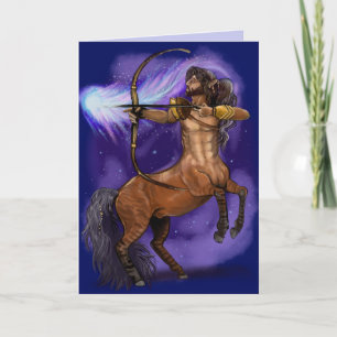 Sagittarius Zodiac Sign Karte