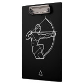 Sagittarius Zodiac Sign Klemmbrett (Links)