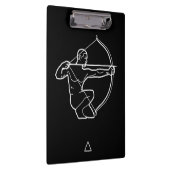 Sagittarius Zodiac Sign Klemmbrett (Rechts)