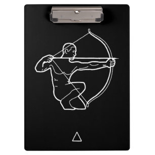 Sagittarius Zodiac Sign Klemmbrett