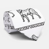 Sagittarius Zodiac Sign Krawatte (Gerollt)