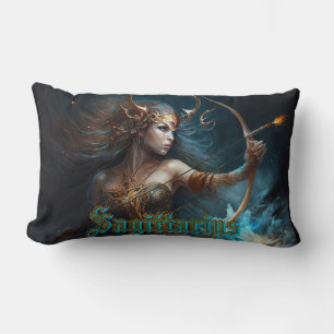 Sagittarius Zodiac Sign Lendenkissen
