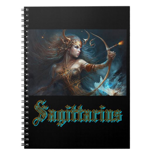 Sagittarius Zodiac Sign Notizblock (Vorderseite)