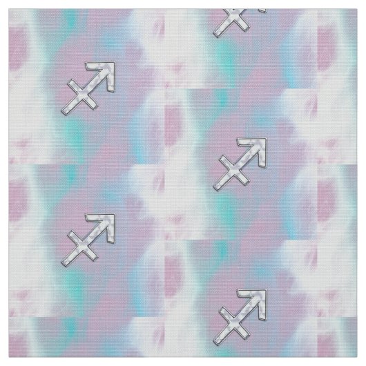 Sagittarius Zodiac Sign on Mother of Pearl Decor Stoff (Muster)