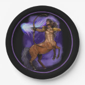 Sagittarius Zodiac Sign Pappteller (Vorderseite)