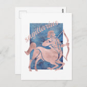 Sagittarius Zodiac Sign Postcard Postkarte (Vorne/Hinten)