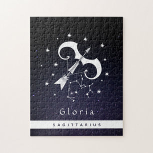 Sagittarius Zodiac Sign Star Horoskop Symbol Name Puzzle