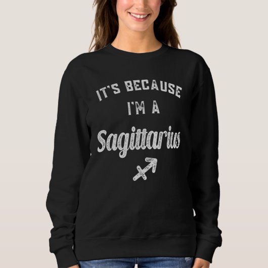 Sagittarius Zodiac Sign Sweatshirt (Vorderseite)