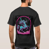 Sagittarius Zodiac Sign T-Shirt (Rückseite)