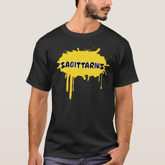 Sagittarius Zodiac Sign T-Shirt (Vorderseite)