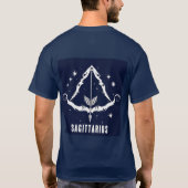 Sagittarius Zodiac Sign T-Shirt (Rückseite)