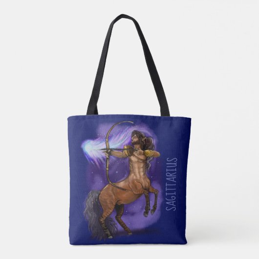 Sagittarius Zodiac Sign Tasche (Rückseite)