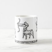 Sagittarius Zodiac Sign Tasse (Mittel)