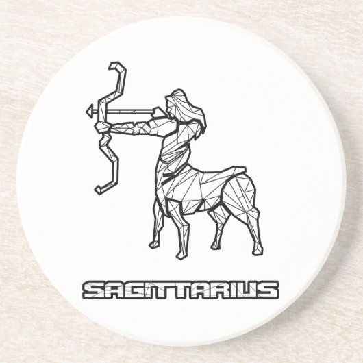 Sagittarius Zodiac Sign Untersetzer (Vorne)