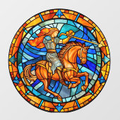 Sagittarius Zodiac-Signatur-Imitate aus festem Gla Fensteraufkleber (Blatt)