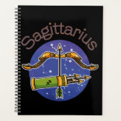 Sagittarius Zodiac Signature Calendar Planner Planer (Vorderseite)