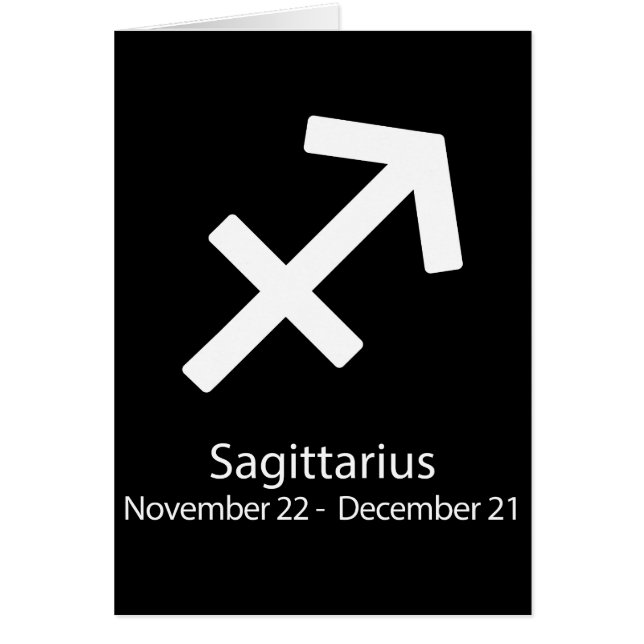 Sagittarius Zodiac signiert Astrologie (Vorne)