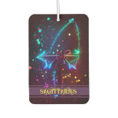 Sagittarius Zodiac Signs Celestial Air Freshener Autolufterfrischer (Vorderseite)