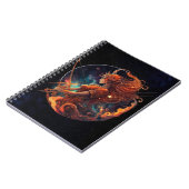 Sagittarius Zodiac Spiral Notebook Notizblock (Linke Seite)