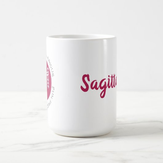 Sagittarius Zodiac Star Sign Personity Cof Kaffeetasse (Mittel)