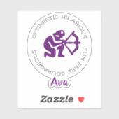 Sagittarius Zodiac Star-Zeichen Aufkleber (Blatt)