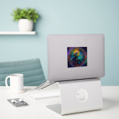 Sagittarius Zodiac Stickers, Celestial Zodiac Aufkleber (Laptop auf Schreibtisch)