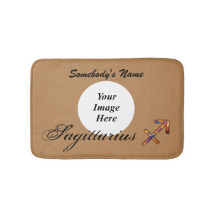Sagittarius Zodiac Symbol Element von K Yoncich Badematte
