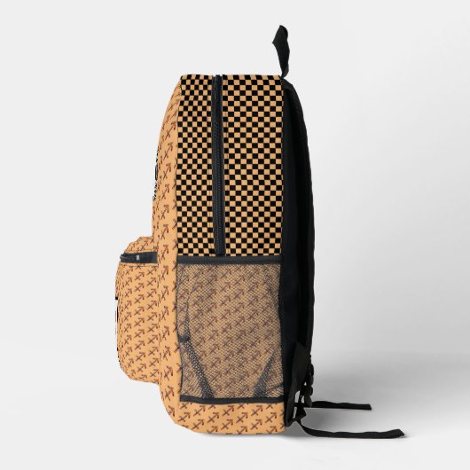 Sagittarius Zodiac Symbol Element von K Yoncich Bedruckter Rucksack (Rechts)