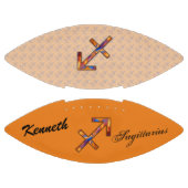 Sagittarius Zodiac Symbol Element von K Yoncich Football (Paneele)