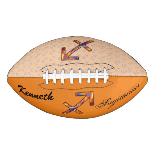 Sagittarius Zodiac Symbol Element von K Yoncich Football (Vorderseite)