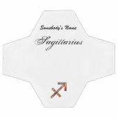 Sagittarius Zodiac Symbol Element von K Yoncich Fußball (Flach)