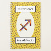 Sagittarius Zodiac Symbol Element von K Yoncich Planer (Vorderseite)