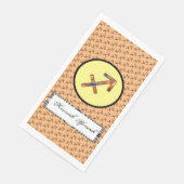 Sagittarius Zodiac Symbol Element von K Yoncich Serviette (Ecke)