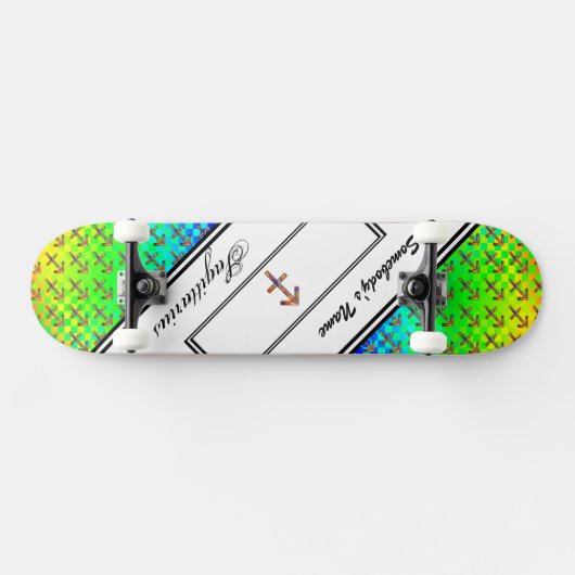 Sagittarius Zodiac Symbol Element von K Yoncich Skateboard (Horizontal)