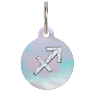 Sagittarius Zodiac Symbol Mutter von Pearl Style Haustiermarke