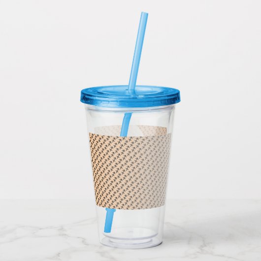 Sagittarius Zodiac Symbol Standard von K Yoncich Acryltrinkbecher (Rückseite)