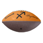 Sagittarius Zodiac Symbol Standard von K Yoncich Football (Gedreht 270)