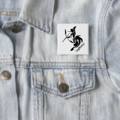 Sagittarius Zodiac Symbol und Zeichen Button (Beispiel)